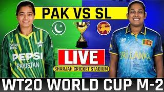 Live Pakistan Womens vs Srilanka Womens T20 Match-2  Pakw vs Slw Live Cricket Match Today #wt20wc