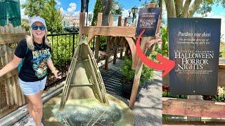FIRST HHN 2024 Scare Zone Props Appear New Universal Ticket Deals & More Park Updates