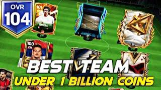 BEST TEAM under 1 billion coins  FC Mobile meta players