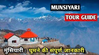 Munsiyari tour with places  Munsiyari tour plan & budget Munsiyari tour guide  Uttrakhand tourism