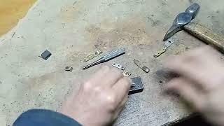 Как снять серебряные контакты механическим методом.