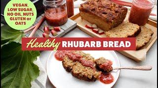 GF Rhubarb Bread Baked with Steam