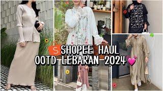 SHOPEE HAUL GAMIS & TUNIK OOTD LEBARAN 2024   WAJIB CHECKOUT