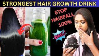 SHOCKING Hair Growth Drink to Stop Hairfall  GET THICK HAIR FAST NATURALLY HAIR GROWTH TIPS