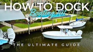 How To Dock a Single Engine Boat