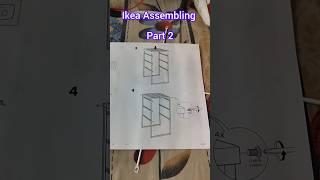 Ikea Assembling Part -2 #ikea #amazon #furnuture