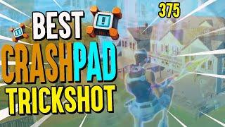 We hit the MOST INSANE CRASH PAD trickshots in Fortnite Road to a Trickshot