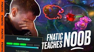 Selfmade coaches noob how to get out of Silver  Fnatic Teaches Noob Ep2