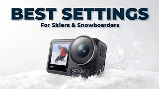 Get BETTER Ski footage with the DJI Osmo Action 4  Settings - Shots - Mounts