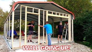 Building An 18X30 Foot ShedShop Part 2