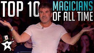 Top 10 BEST Magicians OF ALL TIME on Britains Got Talent