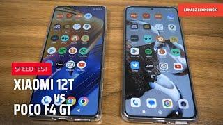 XIAOMI 12T vs POCO F4 GT SPEED TEST Dimensity 8100 Ultra vs Snapdragon 8 Gen 1