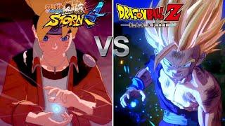 Dragon Ball Z Kakarot VS Naruto Shippuden Ultimate Ninja Storm 4 Comparison