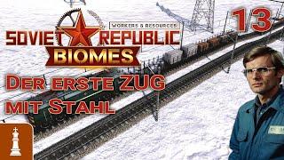Der erste ZUG mit Stahl  Lets Play Workers & Resources Release 1.0 13  deutsch