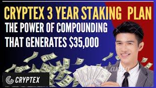 Cryptex Defi Staking Presentation The Cryptex 3 Year Staking Plan