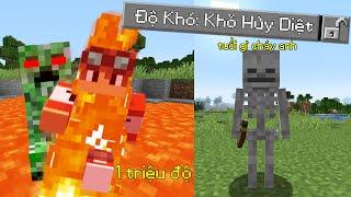 Skeleton Không Sợ Nắng ? Trải Nghiệm Chế Độ Khó Hủy Diệt Trong Minecraft  Thánh TNT