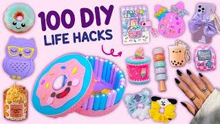 100 DIY - EASY LIFE HACKS AND DIY PROJECTS YOU CAN DO IN 5 MINUTES - CARDBOARD CRAFTS HOME DECOR ..