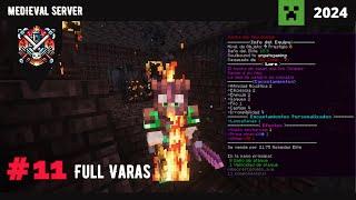 Mejoramos la armadura y buscamos la Fortaleza del Nether  Día #11  Server Medieval