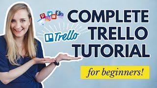 HOW to use TRELLO  ULTIMATE TRELLO TUTORIAL 2023 Project Management Software for BEGINNERS