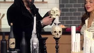 Aurelio Voltaire Shares Horrifying Halloween Decorating Ideas on Fox5NY part 2