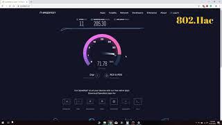 Speed Test 802.11ac vs 802.11n WIFI  5Ghz vs 2.4Ghz - Tenda AC1200