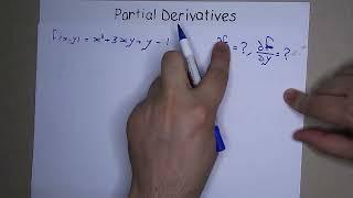 partial derivative - المشتقة الجزئية  1