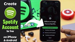 Create a FREE Spotify Account on iPhone & Android 2022