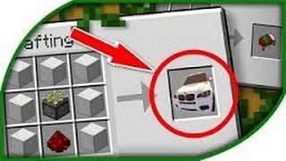 Minecraftta Çalışan Araba Nasıl Yapılır MODSUZ - Supercar