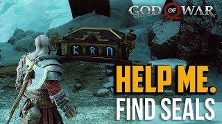 God of War PS4  Helheim Chest Seals Locations CRN 3 Magic Ruins
