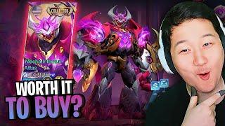 How Much Is New Atlas Skin Mecha Infernus? Review and Gameplay  Mobile Legends