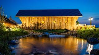 Building The Barn Yard Covered Bridge