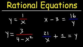 How To Solve Systems of Rational Equations - Algebra