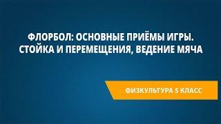 Флорбол основные приёмы игры. Стойка и перемещения ведение мяча