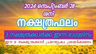  ശനി നക്ഷത്രഫലം  2024 സെപ്റ്റംബർ 28   Mangattu Tharavadu  Malayalam Jyothisham 