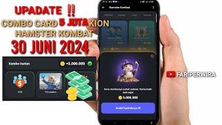 Update ‼️ 5 JUTA KOIN Daily combo hamster kombat hari ini