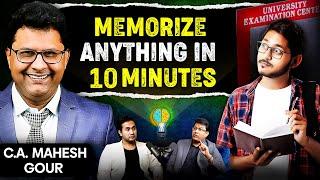 10 DEGREE-ACHIEVER Reveals How To MEMORIZE Anything in 10 Mins  Gaurav Thakur Show