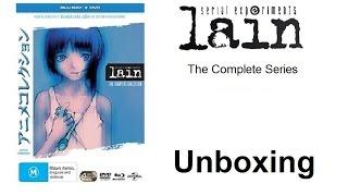 Unboxing Serial Experiments Lain - The Complete Series Blu-ray  DVD Combo Pack HD