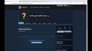 How to create a Steam Group and edit it Tutorial - 2020