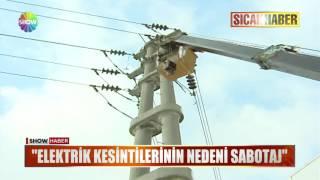 Elektrik kesintilerinin nedeni sabotaj