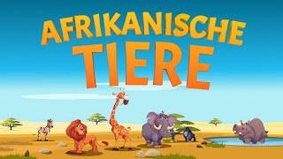 Fakten über afrikanische Tiere  Lernen Sie wilde Tiere für Kinder  Lehrvideos für Kinder