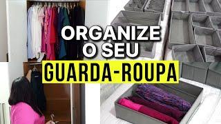 15 DICAS GENIAIS para ORGANIZAR o seu GUARDA-ROUPA  MINIMALISMO  ORGANIZAÇÃO  Vida Minimalista