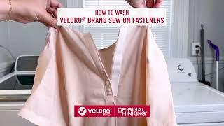 How to Wash VELCRO® Brand Sew On Fasteners  VELCRO® Brand