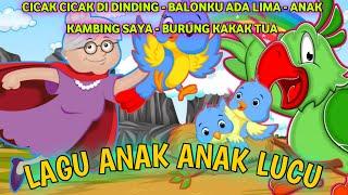 KOMPILASI LAGU ANAK BALITA  TAYO - KERETA API - KUDA BERMAIN - CICAK CICAK DI DINDING