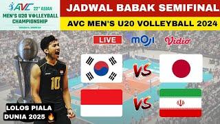 Jadwal Semifinal AVC Mens U20 Hari Ini  Indonesia vs IranJepang vs Korsel  AVC Mens U20 Hari Ini