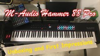 I bought a M-Audio Hammer 88 Pro  Unboxing & First Impressions