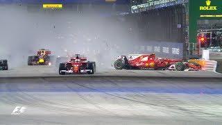 F1 Top 10 Dramatic Moments Of 2017