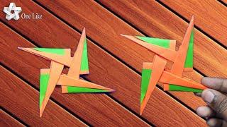 DIY Paper Ninja star  Ninja Star  How to make a ninja star 