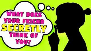 What Does YOUR FRIEND Secretly THINKS About YOU?  Personality Test ️ Mister Test