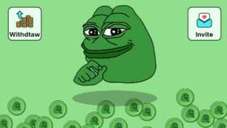 PEPE 100% free Tap to earn business. You can make upto $100 per day for free  Crypto Gobi