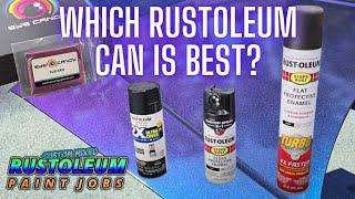 RUSTOLEUM TURBO CAN PAINT JOB WITH 2K CLEAR AND PEARLS SPRAY PAINT FACE OFF